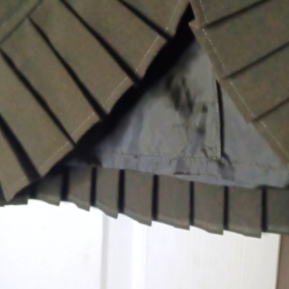 D19- 👌- 2 pc Hunter Green Clorered Jacket and Skirt Set - sz 10 - Picture 7 of 14